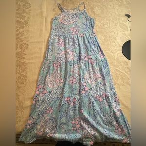 Lily Pulitzer tiered maxi dress sz 8-10